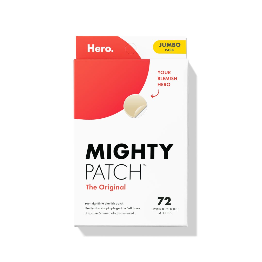 Hero Cosmetics Mighty Patch Original – 72 Count Hydrocolloid Pimple Patches