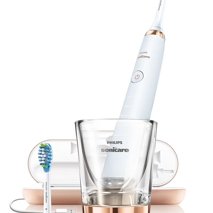 Philips Sonicare DiamondClean Smart 9500 Electric Toothbrush (Rose Gold)